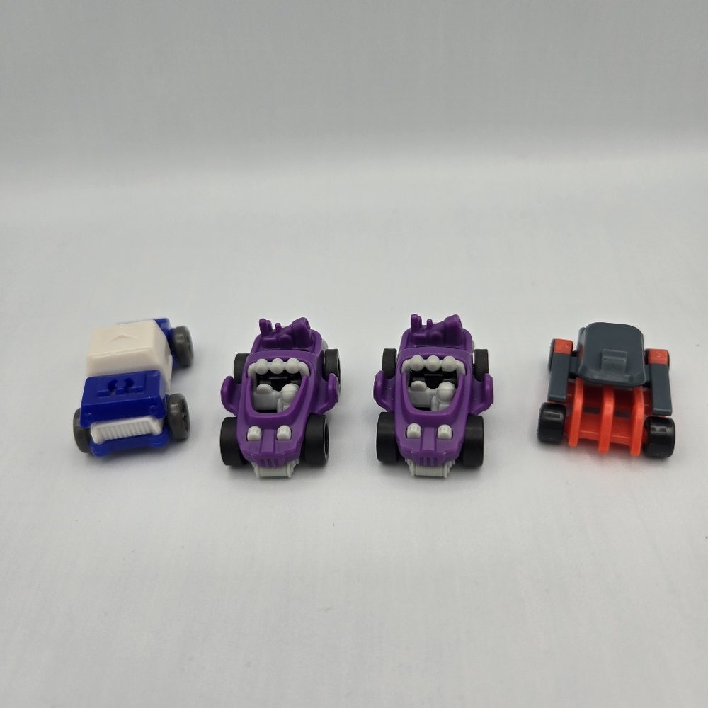 Lot Of 4 Kinder Egg Toy Cars